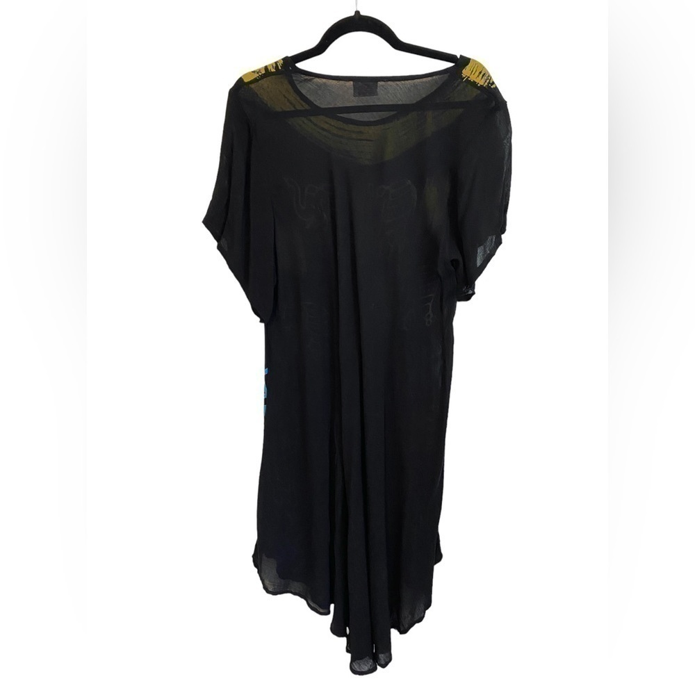 NWT Nisha  Creations Indian Sheer Dress Black Ladies OS - Picture 2 of 13
